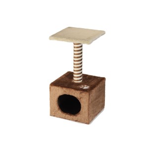 Rascador para gatos Kenia 67 cm, cómodo y compacto