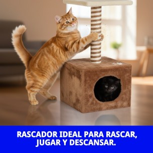 Rascador para gatos Kenia 67 cm, cómodo y compacto 2