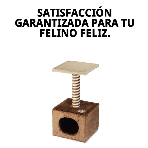 Rascador para gatos Kenia 67 cm, cómodo y compacto