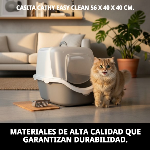Casita Cathy Easy Clean para Gatos - Higiénica y Práctica