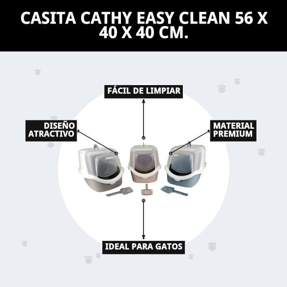Casita Cathy Easy Clean para Gatos - Higiénica y Práctica