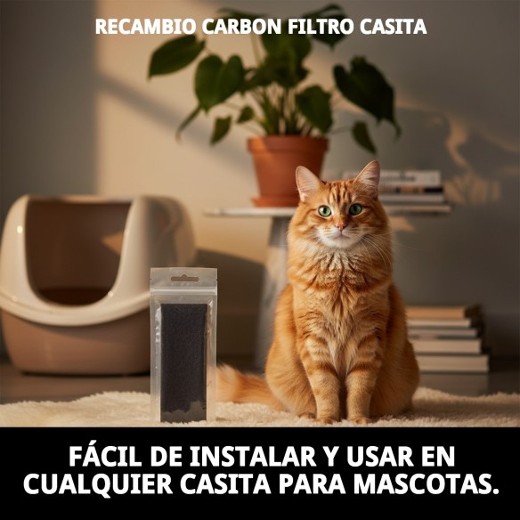 Recambio de Carbón para Filtro Casita - Higiene Perfecta