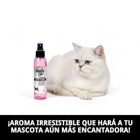 Perfume Fresh Flowers para Mascotas - Fragancia Deliciosa 125ml