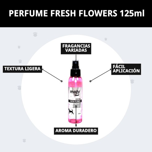 Perfume Fresh Flowers para Mascotas - Fragancia Deliciosa 125ml