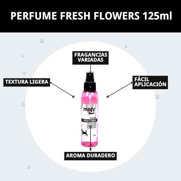 Perfume Fresh Flowers para Mascotas - Fragancia Deliciosa 125ml