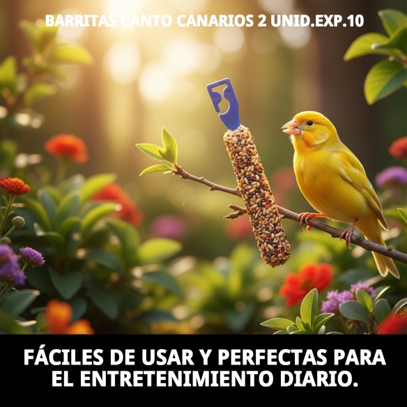 Barritas Canto para Canarios - Energía y Diversión 2 Unid.