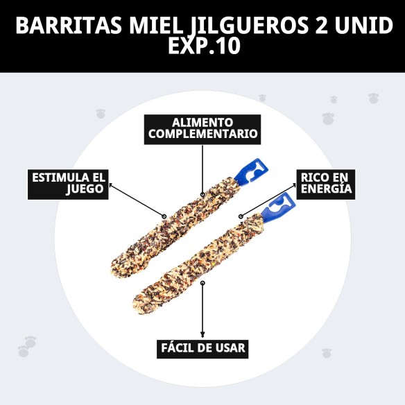 Barritas de Miel para Jilgueros - Energía y Sabor 2 Unid