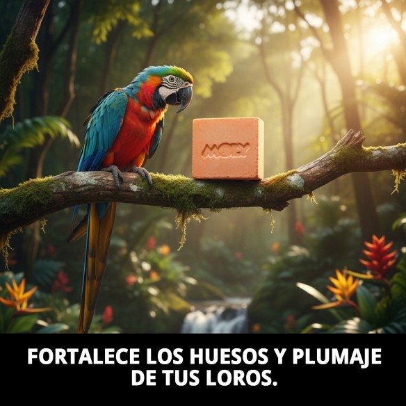 Moly Calcio para Loros 150g - Vitalidad y Salud Avícola