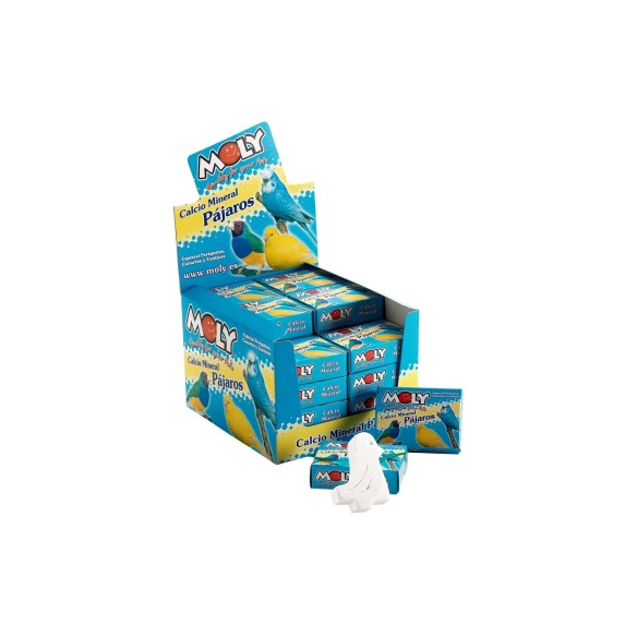 MOLY Expositor 30 Unid. de Calcio para Aves Saludables