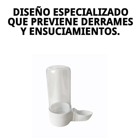 Bebedero Corto Pico Pato para Jaulas de Mascotas