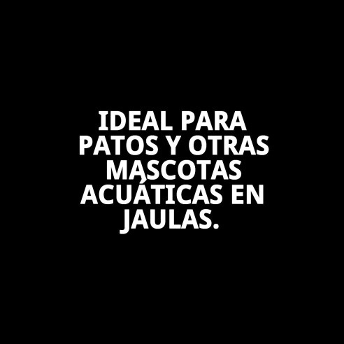 Bebedero Corto Pico Pato para Jaulas de Mascotas