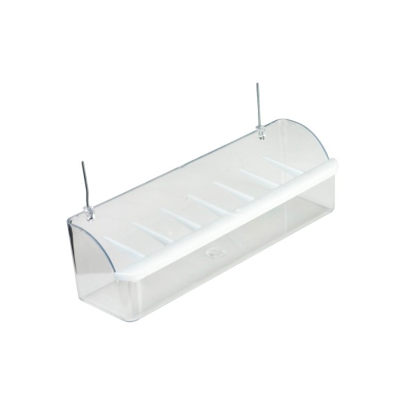 Comedero Int. 23cm con Gancho Metálico para Mascotas