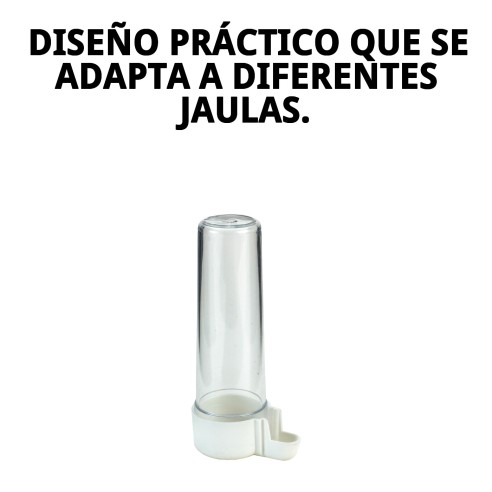 Bebedero Tubo N.2 Largo para Mascotas - Accesorios de Jaula
