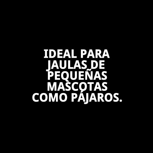 Bebedero Tubo Firenze Maxi para tu mascota - Accesorios jaulas