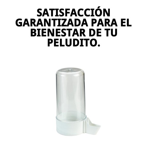 Bebedero Tubo Super con Anilla para Mascotas - Ideal y Práctico