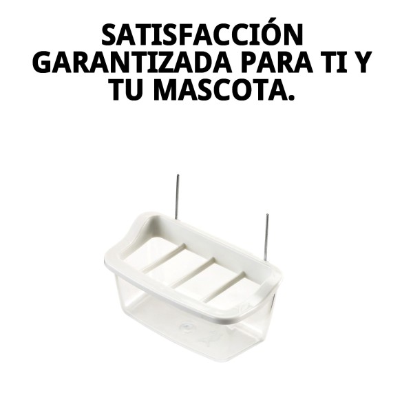 Comedero Exótico de Hierro 11 cm para Mascotas