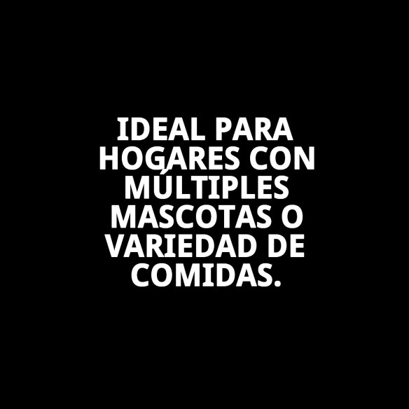 Comedero Profesional 3 Huecos 18 cm para Mascotas