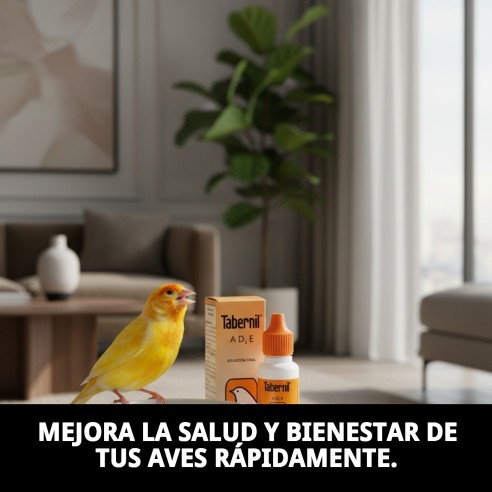 Tabernil A+D3+E 20ml para la salud de tus aves