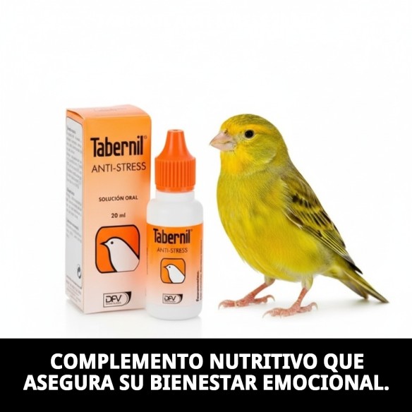 Tabernil Anti Stress 20 ml: Alivia el estrés en aves