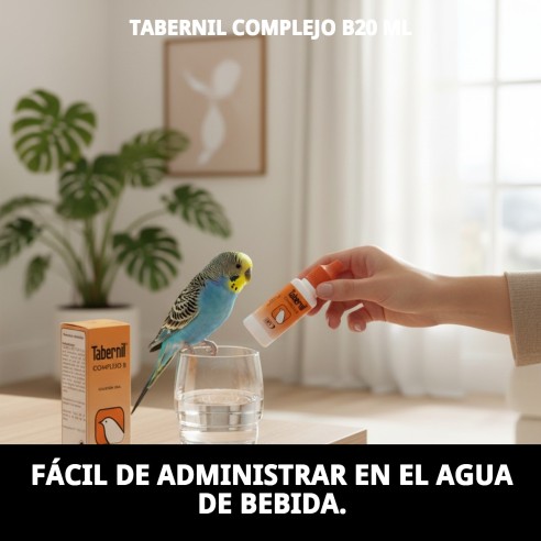 Tabernil Complejo B 20 ml: Vitaminas Esenciales para Mascotas