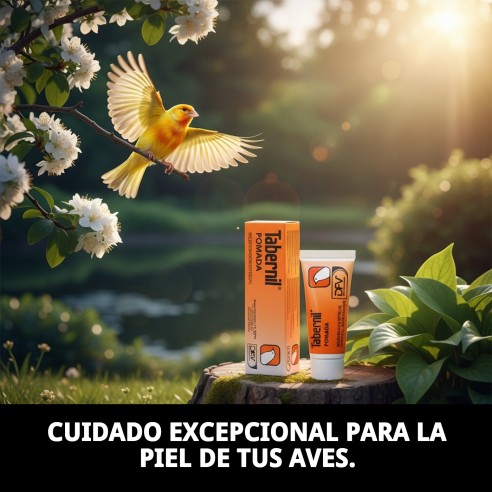 Tabernil Pomada 9,25 g para el cuidado de aves y su piel