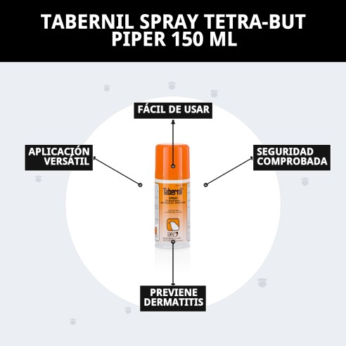 Tabernil Spray Tetra-But Piper 150 ml: Protección para Aves