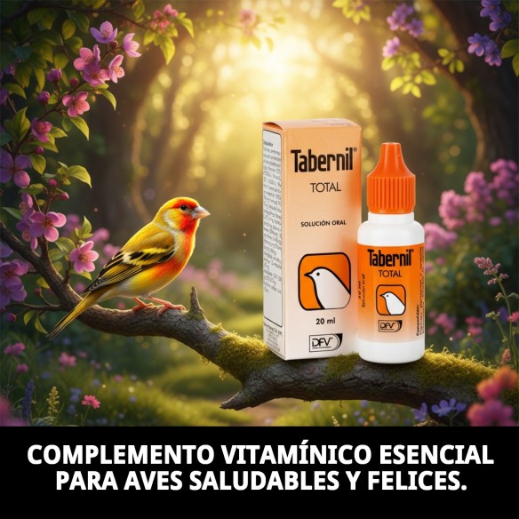 Tabernil Total 20 ml: Vitamínico Esencial para Aves Saludables