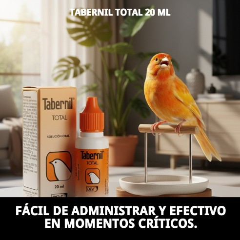 Tabernil Total 20 ml: Vitamínico Esencial para Aves Saludables