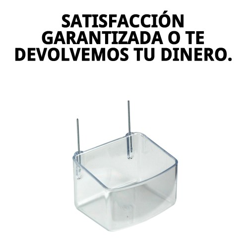 Comedero para Loro con Ganchos - Accesorios para Jaulas