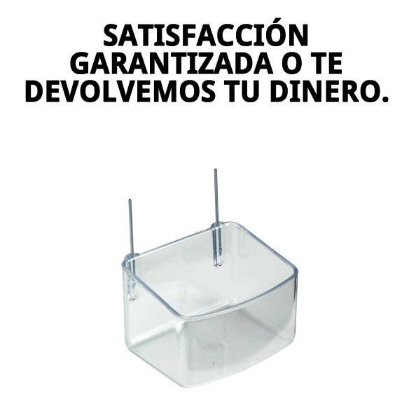 Comedero para Loro con Ganchos - Accesorios para Jaulas