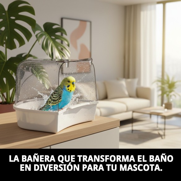 Bañera Exterior de Plástico para Mascotas - Comodidad y Estilo