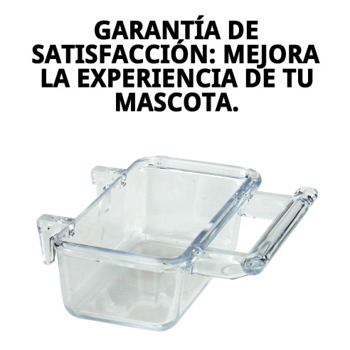 Bizcochera Cristal Interior para Accesorios de Jaulas