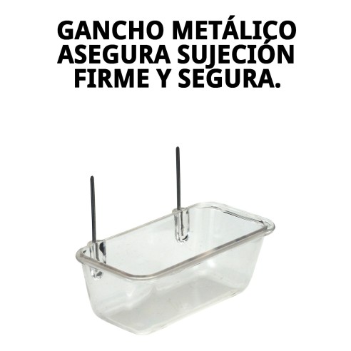 Bizcochera Int. con Gancho Metálico - Accesorios para Jaulas