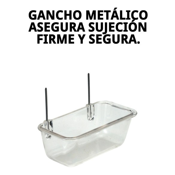 Bizcochera Int. con Gancho Metálico - Accesorios para Jaulas
