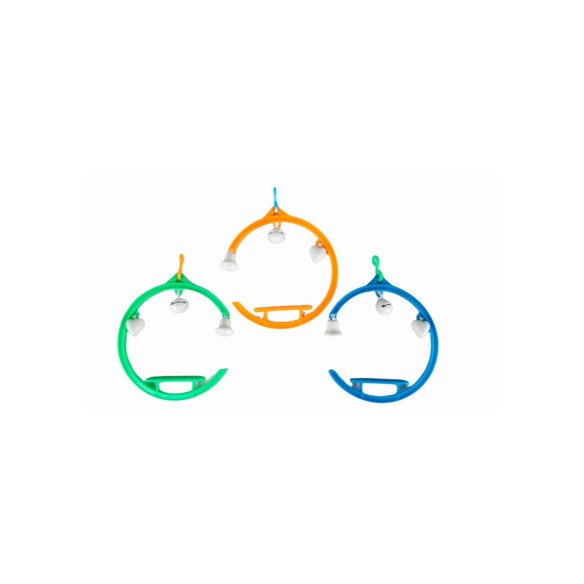 Columpio Plástico Redondo para Pájaros - Diversión Asegurada