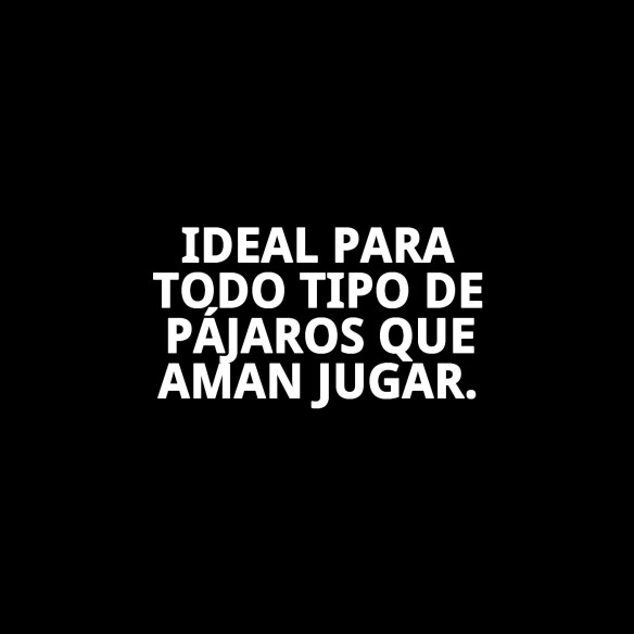 Columpio Plástico Redondo para Pájaros - Diversión Asegurada