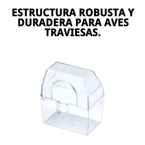 Comedero Canarias: Ideal para Jaulas de Pájaros Exteriores
