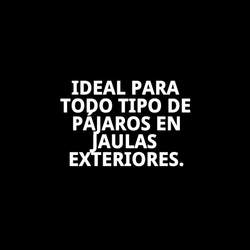 Comedero Canarias: Ideal para Jaulas de Pájaros Exteriores