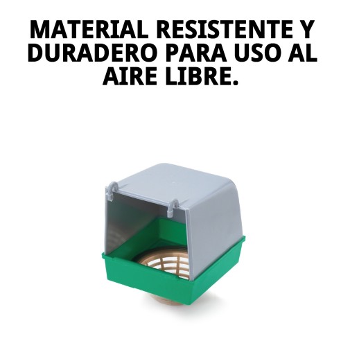 Nido Exterior Plástico Completo para Mascotas - Ideal y Resistente