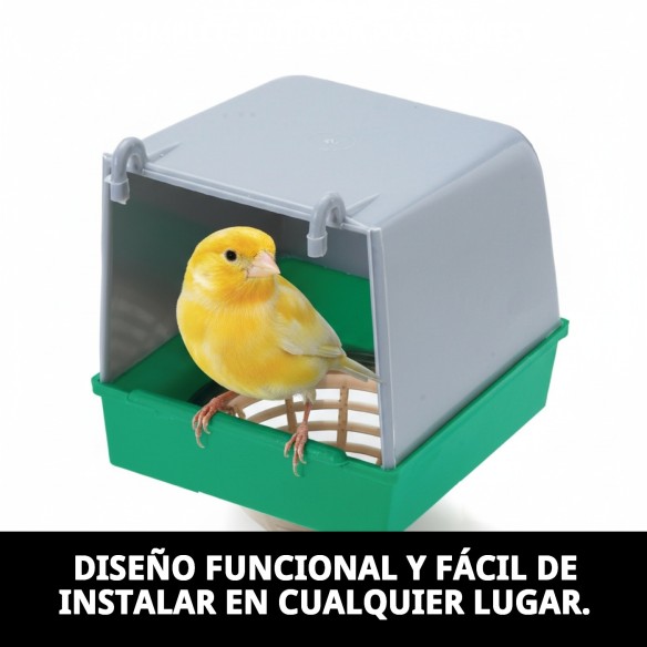 Nido Exterior Plástico Completo para Mascotas - Ideal y Resistente