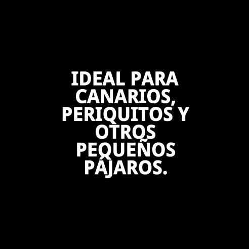 Palo Corto Plástico para Jaulas - Accesorios Esenciales