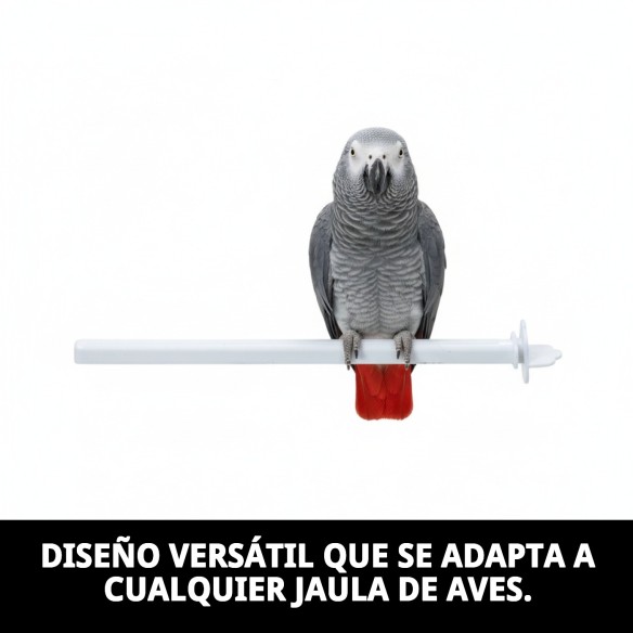 Palo Largo Plástico para Jaulas - Complementos Esenciales