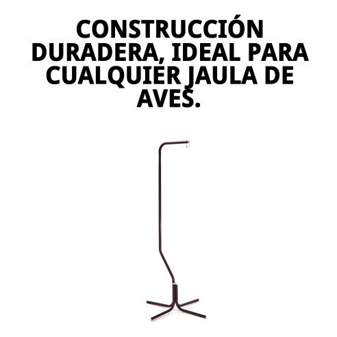 Pie para jaula 161 x 77 cm - Soporte resistente y seguro