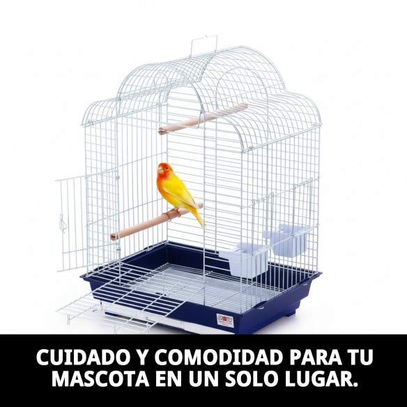 Jaula Venecia con Apertura - Ideal para Mascotas 52x41x71 cm