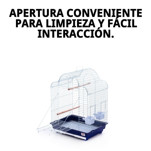 Jaula Venecia con Apertura - Ideal para Mascotas 52x41x71 cm