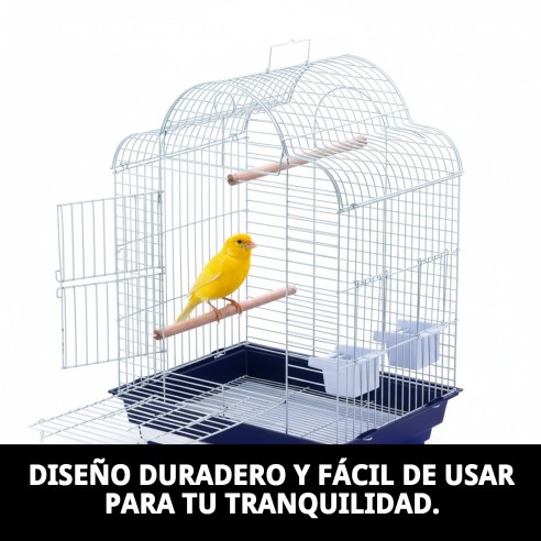 Jaula Venecia con Apertura - Ideal para Mascotas 52x41x71 cm