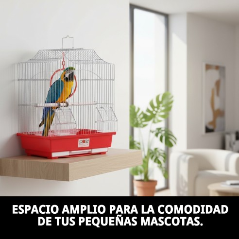 Jaula N.5 Desmontable 30x23x39 cm para Mascotas