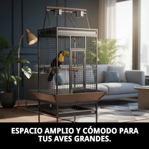 Jaula Tucán Desmontable para Mascotas - 61.5 x 56.5 cm