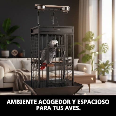 Jaula Yaco 45,7 x 45,7 x 156 cm - Comodidad y Estilo