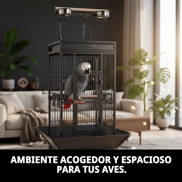 Jaula Yaco 45,7 x 45,7 x 156 cm - Comodidad y Estilo